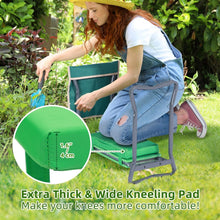 Load image into Gallery viewer, Heavy-Duty Foldable Garden Seat with Knee Pad and Tool Bag - Perfect Gift