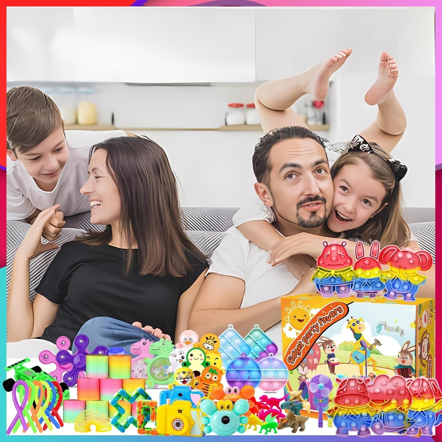 1000+ PCS Fidget Toys Party Favor Set - Creative & Engaging Goodie Bag Stuffers