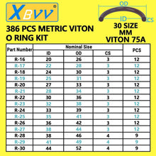 Load image into Gallery viewer, Versatile 30-Size Viton O-Ring Assortment Kit - Ideal for Automotive and More