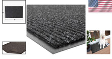 Load image into Gallery viewer, Water-Resistant 4' x 6' Charcoal Indoor/Outdoor Mat - Safe &amp; Easy to Clean