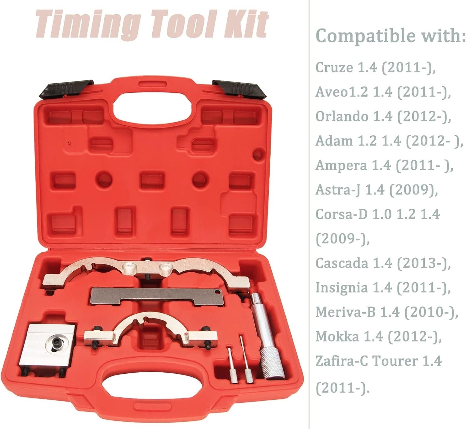 Durable Turbo Timing Tool Set for Chevy Cruze, Vauxhall, Opel Engines 1.0-1.4