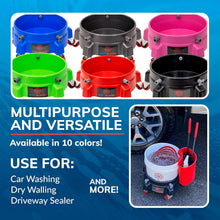 Load image into Gallery viewer, Heavy-Duty Bucket Dolly with Wheels for Effortless Cleaning – 250 lbs Capacity