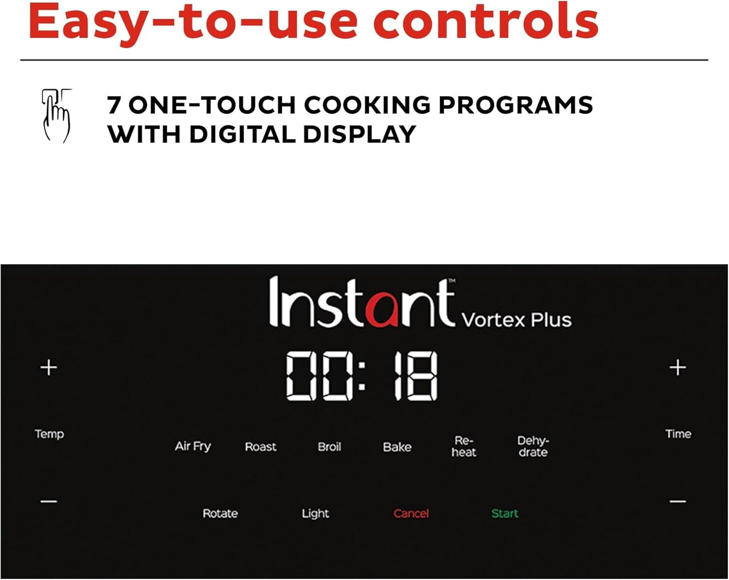 EvenCrisp 10QT Air Fryer - 7-in-1 Multi-Cooking with Accessories & 100+ Recipes