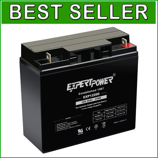 12 Volt 20 Ah AGM Sealed Lead Acid Battery - Maintenance-Free Power Solution