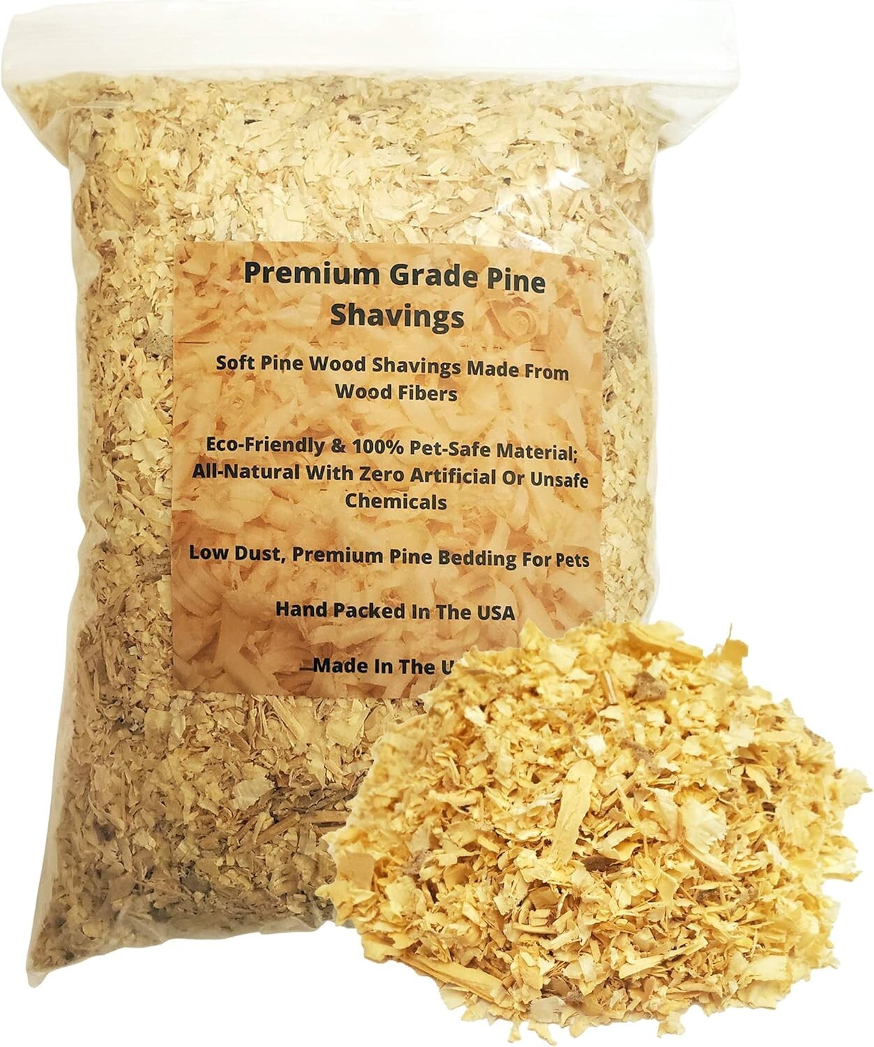 16 Quart Pine Bedding for Small Animals | Absorbent, Eco-Friendly, Made in USA