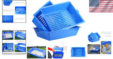 Load image into Gallery viewer, Reusable Cat Litter Box with 3 Sifting Trays - Convenient Scoop-Free Solution