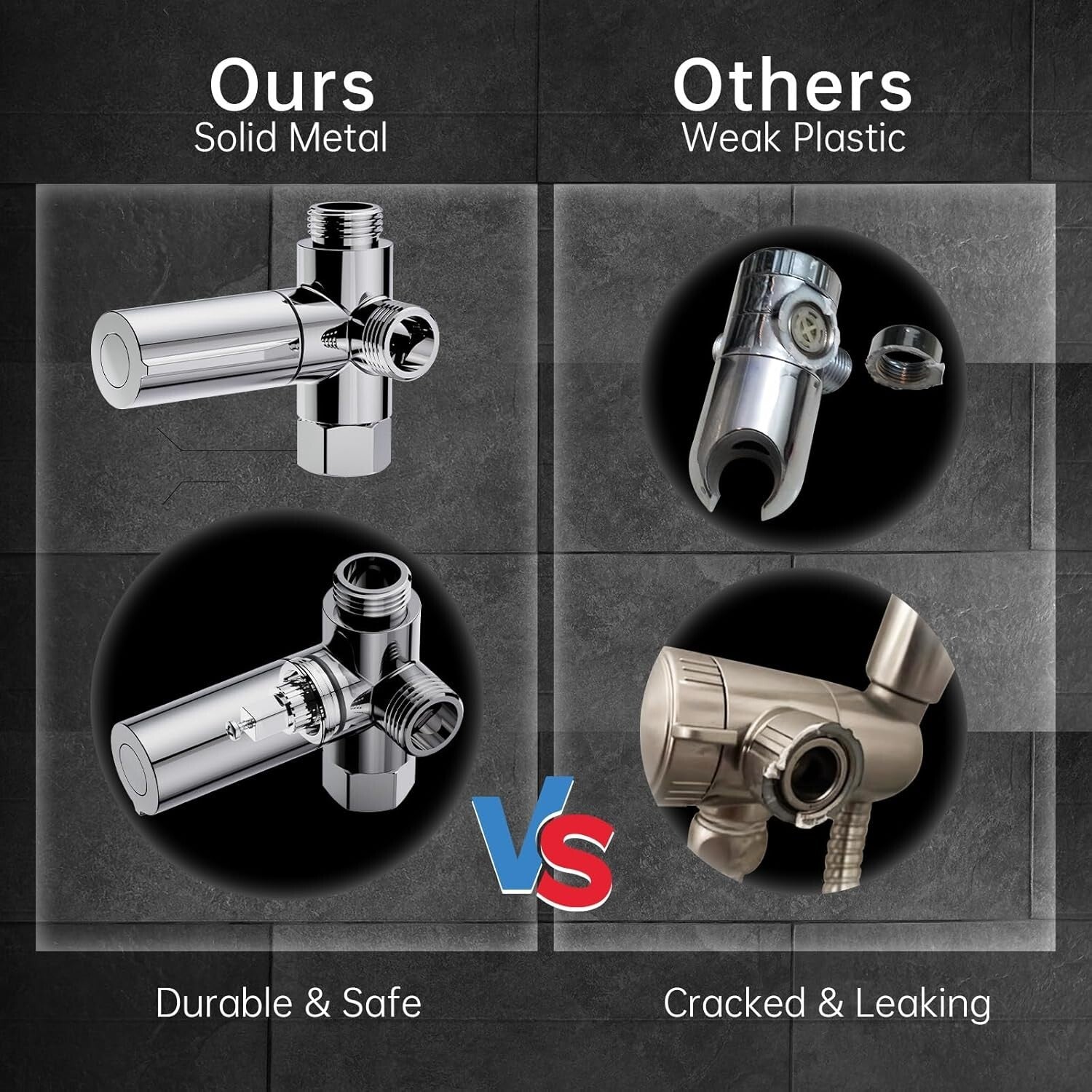 Luxurious 11.8-Inch Eco Flow Shower Head with 6 Settings - Matte Black Finish