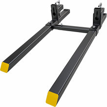Load image into Gallery viewer, Universal 60" Tractor Bucket Forks - Durable 2000lb Capacity, Safe &amp; Adjustable