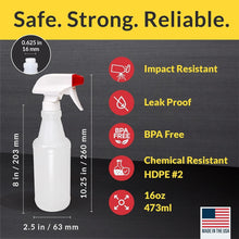 Load image into Gallery viewer, Versatile 12-Pack Leak-Proof Spray Bottles - Ideal for Cleaning, Hair, Plants