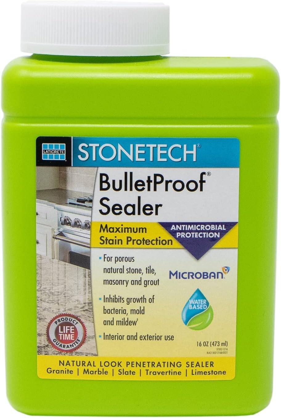 Bulletproof Sealer 1 Pint - Premium Environmentally Friendly Surface Protector