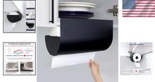 Load image into Gallery viewer, Minimalistic Paper Towel Holder - Under Cabinet Mount, Ideal for Small Spaces