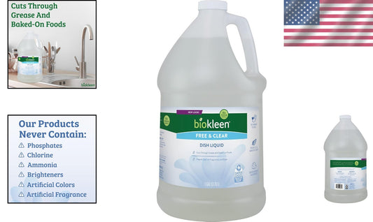 Eco-Friendly Unscented Dish Soap – Non-Toxic Plant-Based Cleaning Solution