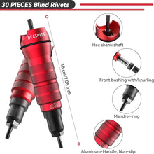 Load image into Gallery viewer, Portable Rivet Nut Adapter Kit for Cordless Drills - Complete with Carrying Case