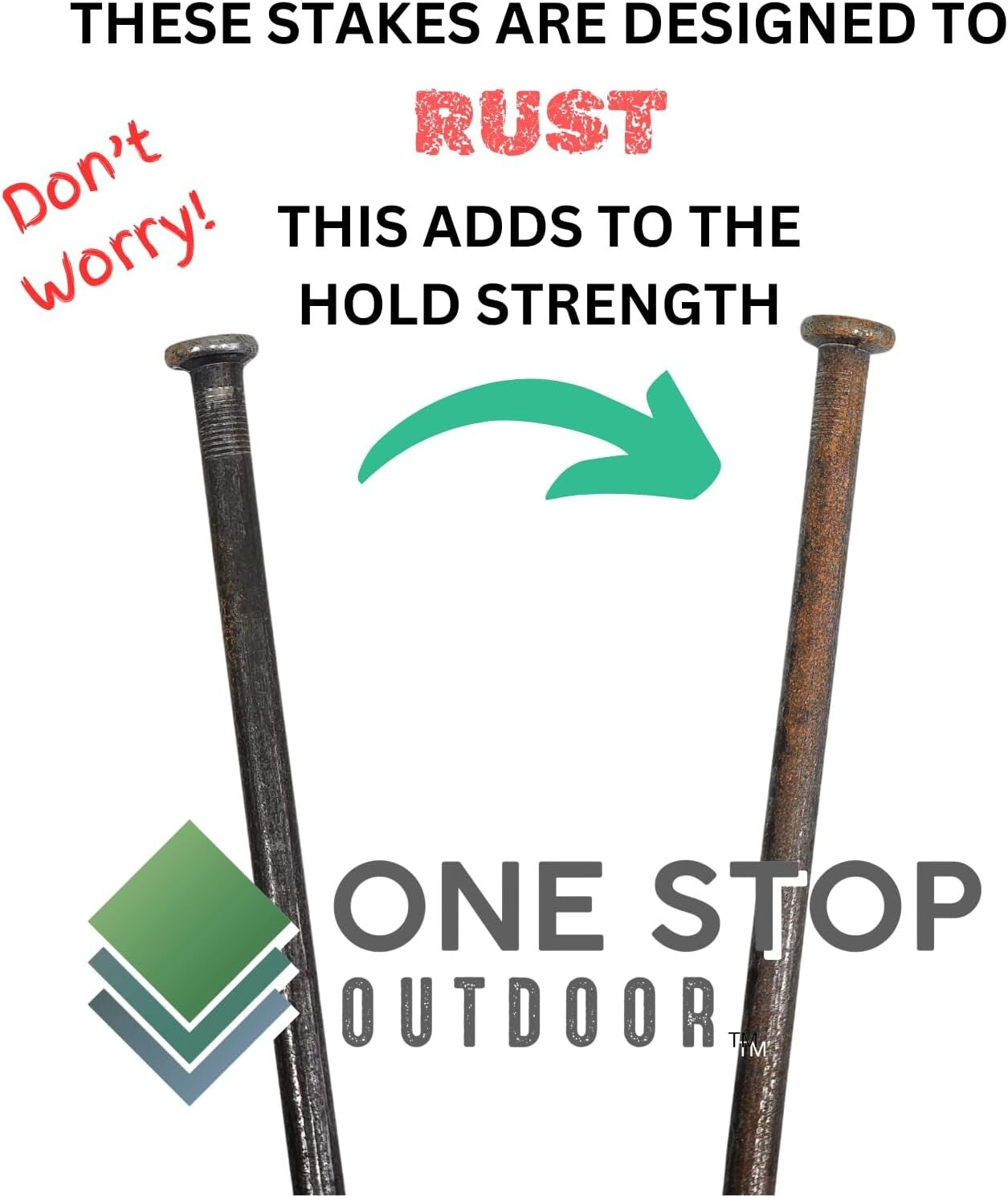 25-Pack Heavy Duty 12-Inch Round Metal Landscape Edging Anchors - Versatile Use