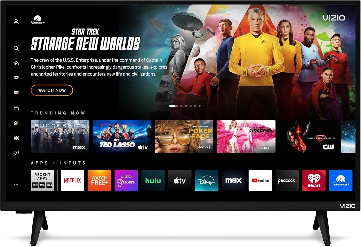 1080p Smart TV with DTS Virtual: X and Built-in Apps - Modern Home Entertainment
