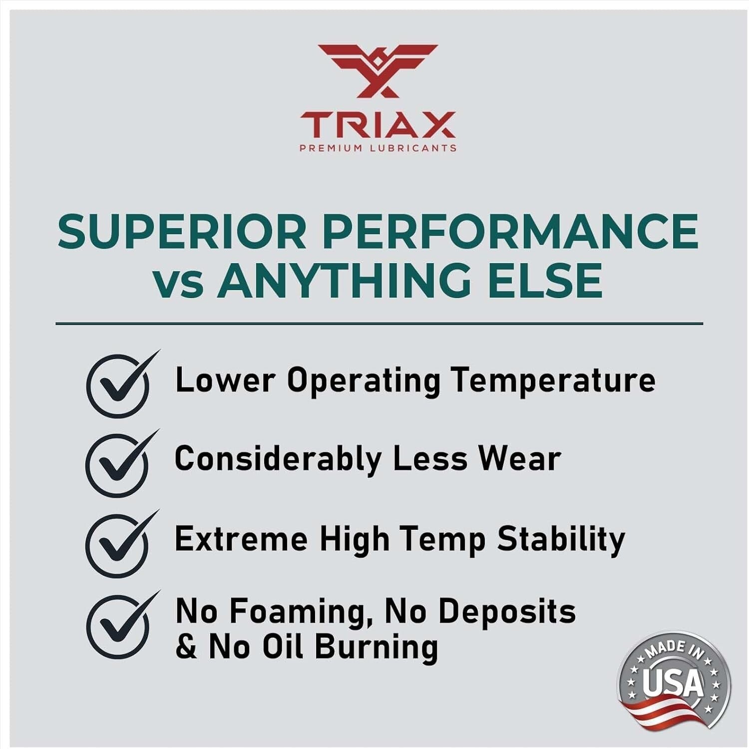 Commercial Grade Full Synthetic Compressor Oil - 1 Gallon, 30% Cooler Operation