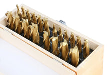 Load image into Gallery viewer, All-in-One 20 Pc HSS End Mill Set with 2 &amp; 4 Flute Options, Up to 3/4'' Diameter