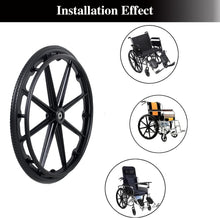 Load image into Gallery viewer, Lightweight 24-Inch Wheelchair Rear Wheel Set - Ideal for Upgrading Performance