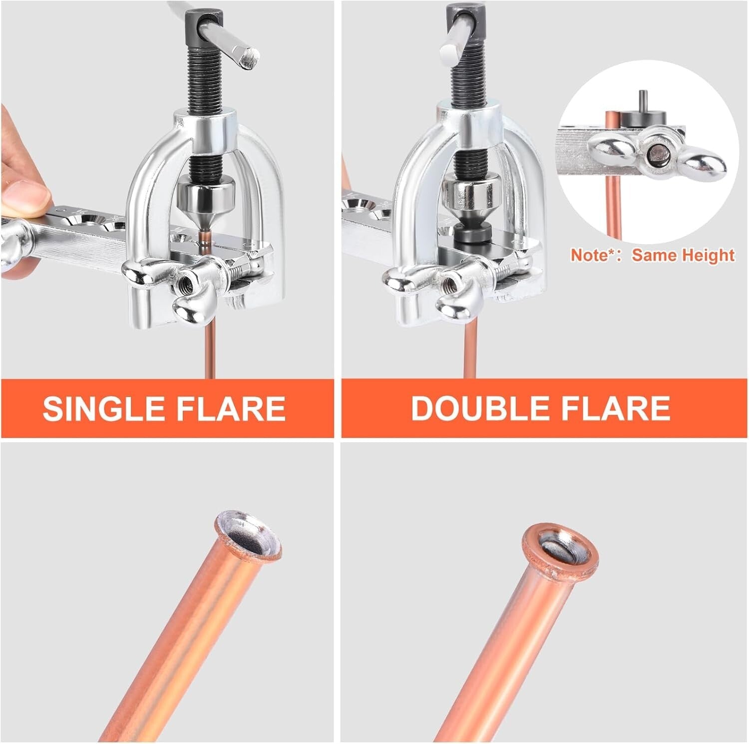 Flexible 3/16" Brake Line with Fittings & Comprehensive Flaring Tool Kit - 25 FT