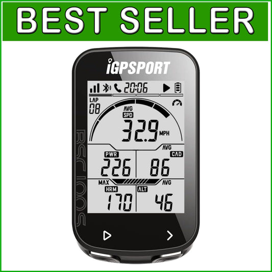 2.6 Inch Wireless GPS Cycling Computer with Auto Functions & Long Battery Life