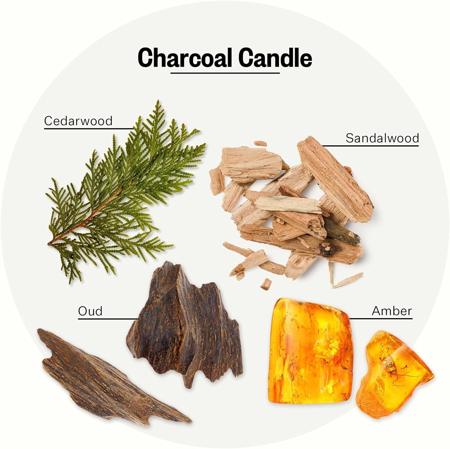 Brooklyn-Made Soy Wax Candle - Captivating Charcoal Aroma, 60-70 Hour Burn