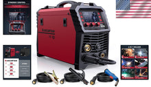 Load image into Gallery viewer, Versatile 6-in-1 MIG Welder - Gas/Gasless with Safety Features &amp; Digital Control