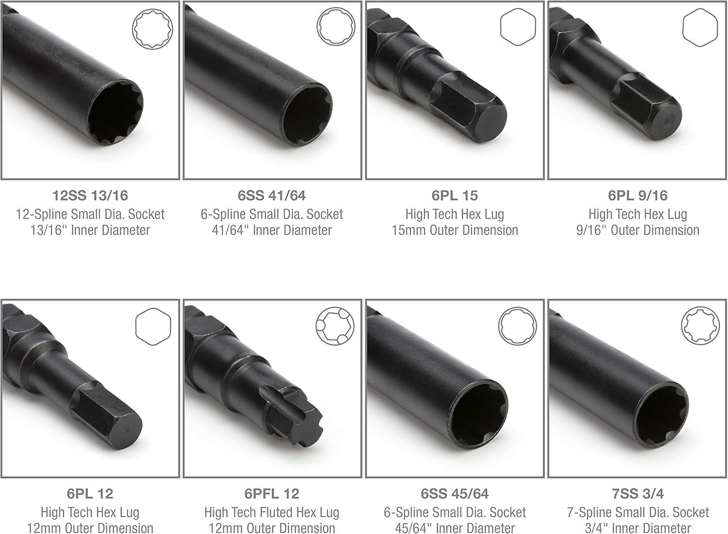 Comprehensive 16-Piece Lug Nut Key Set - Heat-Treated Steel with Handy Case