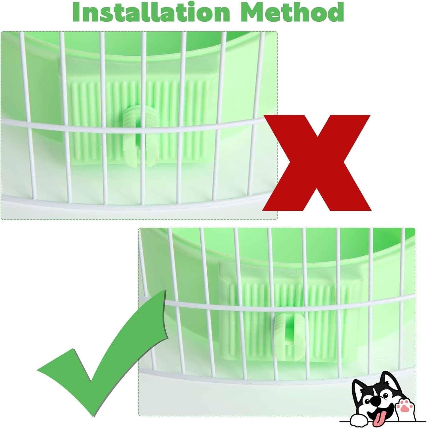 Vibrant 12 Pack Detachable Pet Bowls - Modern Hanging Feeders for Small Animals