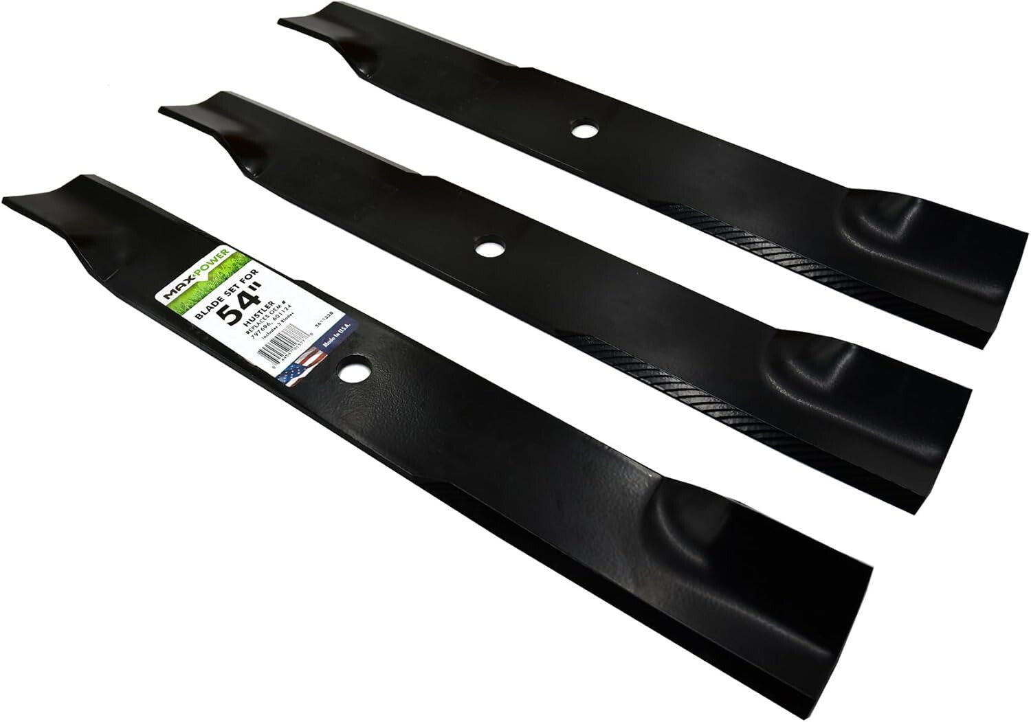Precision 3-Blade Set for 54 in. Hustler Mowers - Replaces OEM 601124 & 797696