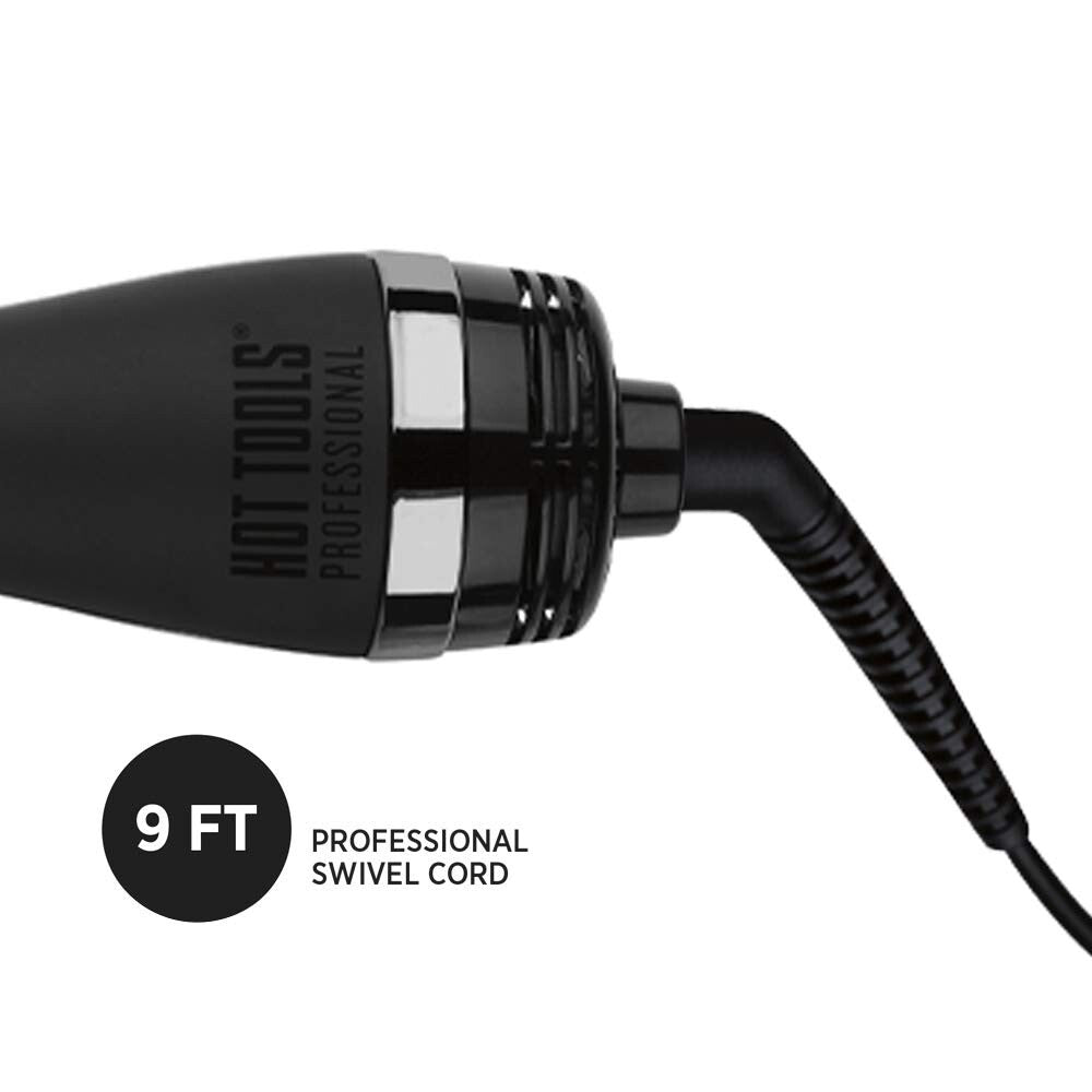 Professional Black Gold One-Step Hair Dryer & Volumizer for Effortless Blowouts