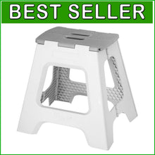 Load image into Gallery viewer, Safe &amp; Stylish Compact Step Stool - Lightweight, Non-Slip, 330 lbs Capacity
