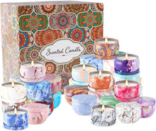 Load image into Gallery viewer, Beautifully Packaged 36 Soy Wax Scented Candles - Perfect Gift for All Occasions