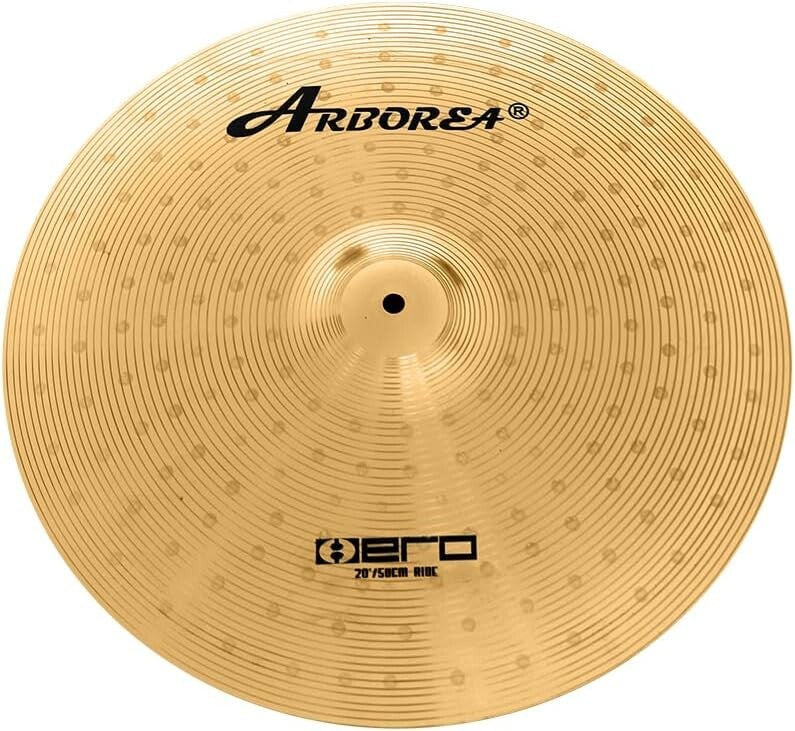 Premium Stainless Steel 8-Pc Cymbal Pack – Includes Hihats, Crash, & Ride