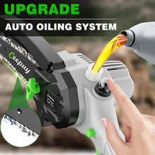 Load image into Gallery viewer, Efficient Mini Chainsaw - Battery Powered, 28.6 Ft/s Speed for Easy Trimming