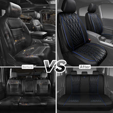 Load image into Gallery viewer, 5-Seat Waterproof Faux Leather Covers with Anti-Slip Design for SUVs and More
