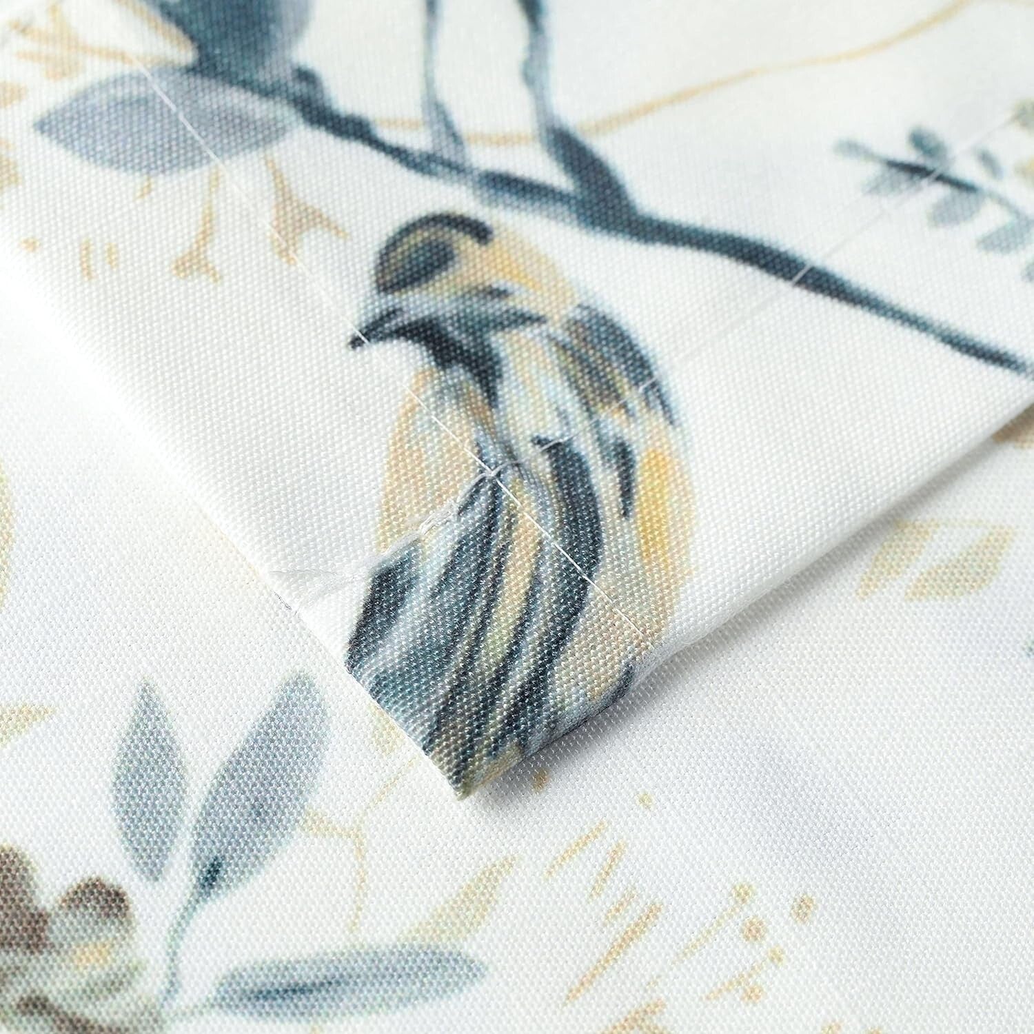 Beautiful Birds & Branches Grey Curtains - Pack of 2 for Modern Farmhouse