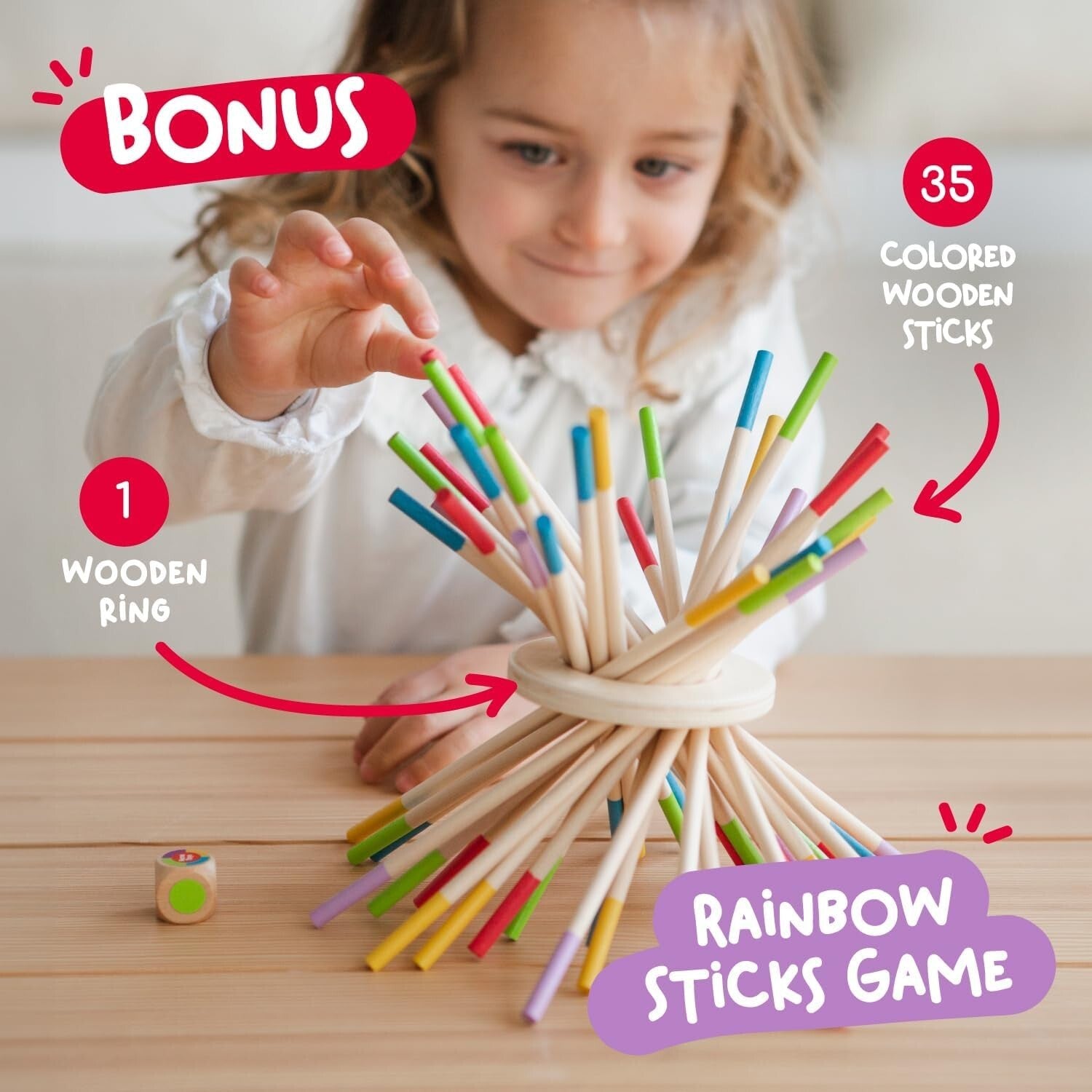 Durable and Safe Jumbo Montessori Game - 4 Modes of Educational Play for Kids