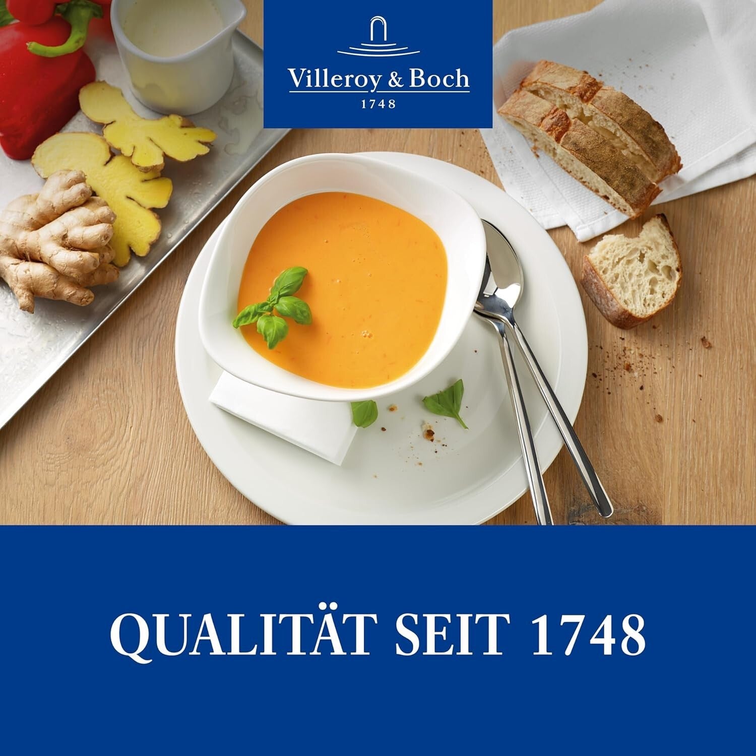 Versatile 2-Piece Soup Bowl Set - Premium Porcelain for Modern Dining Spaces