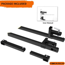 Load image into Gallery viewer, Universal 60" Tractor Bucket Forks - Durable 2000lb Capacity, Safe &amp; Adjustable