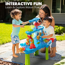 Load image into Gallery viewer, Safe and Durable Water Table with Interactive Wheel &amp; Accessories for Kids 3-5