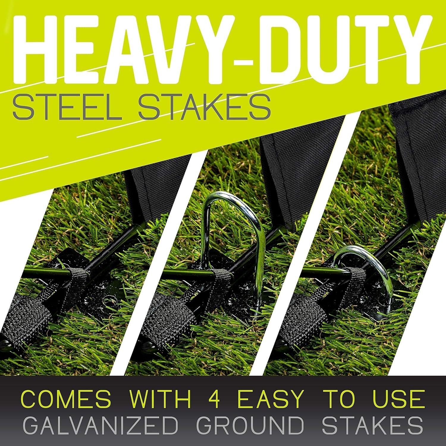 Blackhawk Lightweight 6' x 4' Soccer Goal - Perfect for Indoor and Outdoor Use