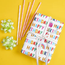 Load image into Gallery viewer, Premium 30 Inch Reversible Birthday Wrap - Perfect for Parties &amp; Celebrations