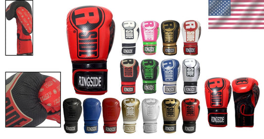 Apex Flash 14 Oz Sparring Gloves in Red/Black - Ultimate Wrist Support