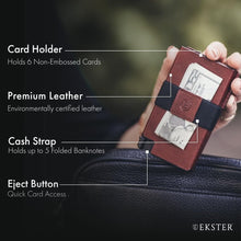 Load image into Gallery viewer, Men's Durable Leather RFID Wallet - Slim Profiler with Card Eject Feature