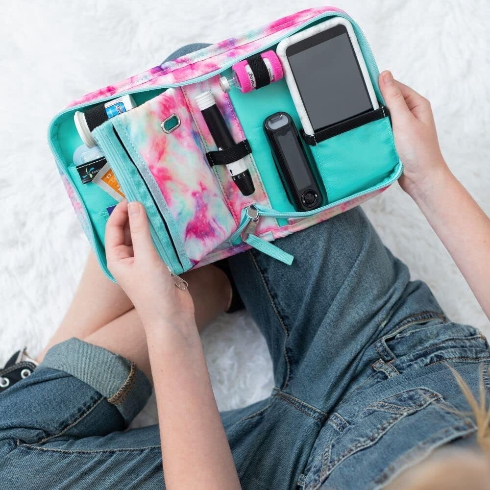 Stylish Omnipod Supply Case - Portable Diabetes Bag with Smart Organization