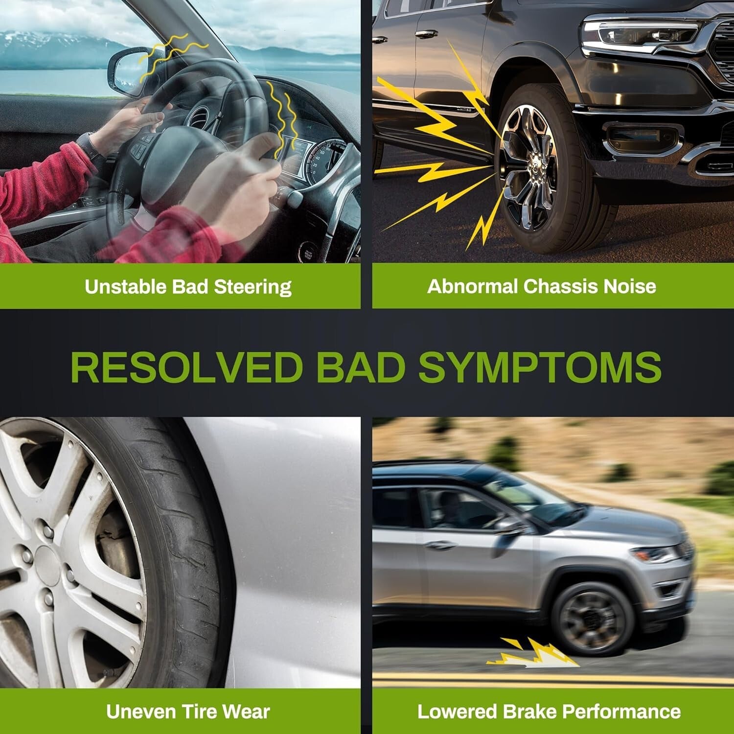 Durable Front Lower Control Arms and Ball Joints - Compatible with Nissan Rogue