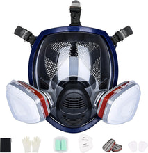 Load image into Gallery viewer, Reusable Gas Mask with Activated Carbon Filters - Protect Against Smoke &amp; Dust
