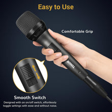 Load image into Gallery viewer, Professional XLR Microphone with Hypercardioid Pickup for Crystal-Clear Sound