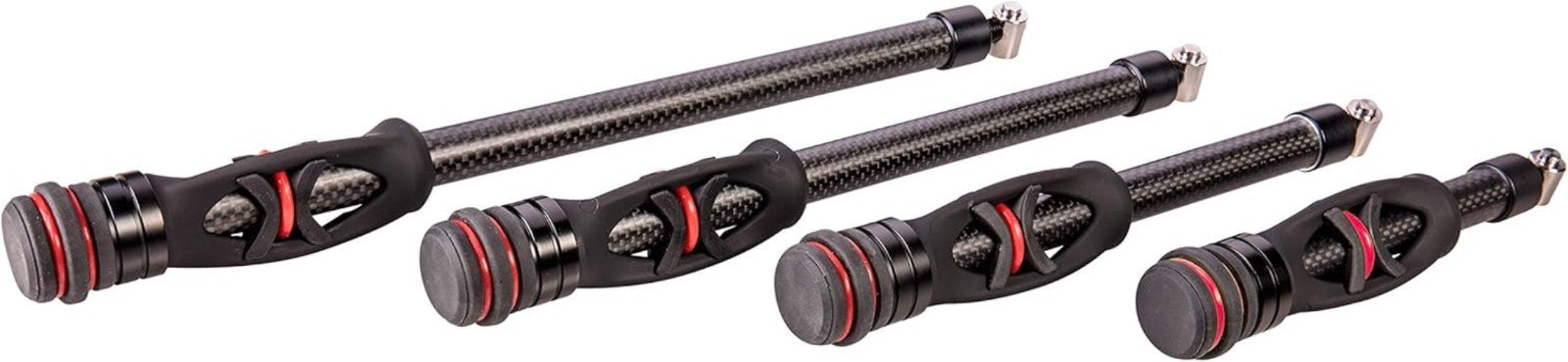 Durable 8-Inch Bow Stabilizer with Adjustable Weights & Personalization Rings