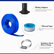 Load image into Gallery viewer, Sturdy 1.5 inch Pool Discharge Hose Kit - 100 ft PVC with Complete Accessories